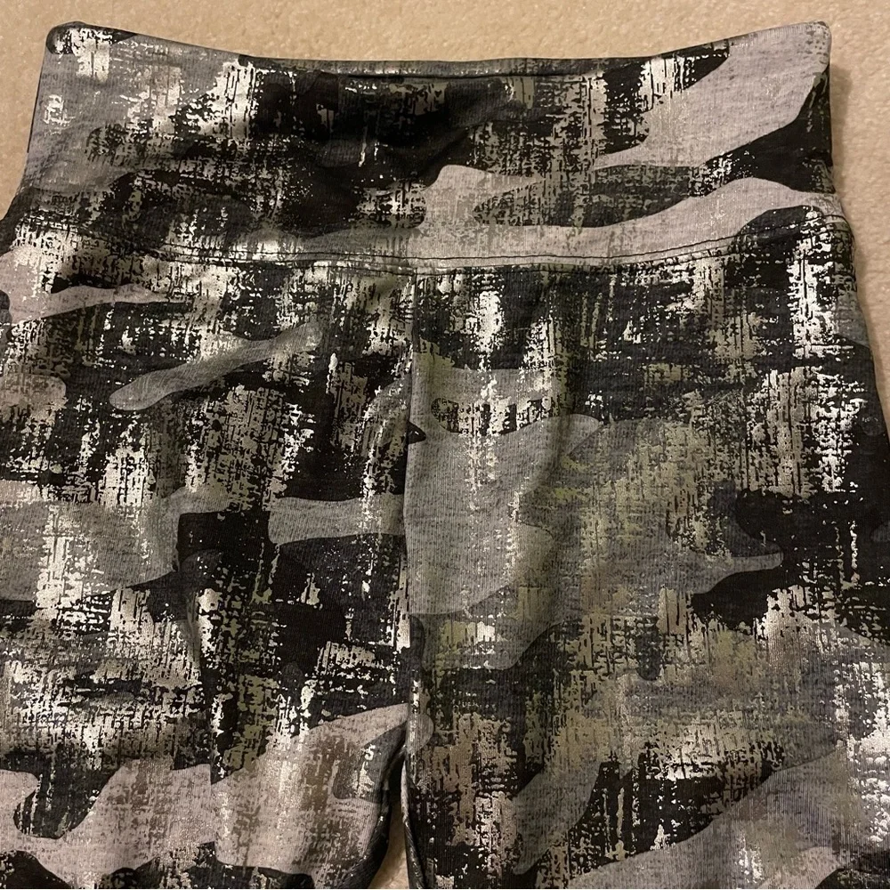 JUSTICE metallic sports leggings size 12 NWT